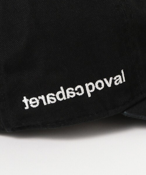 cabaret poval(キャバレーポバール)の「Cabaret Poval / P Logo 6-Panel Cap(キャップ・メンズ・ブラック・ONE SIZE)」の5枚目の写真