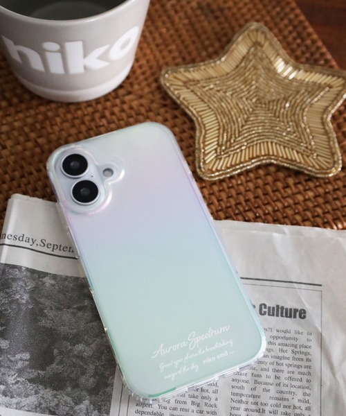 niko and...(ニコアンド)の「ホロiPhoneケース(iPhone16)(スマホケース/カバー・レディース・その他2/その他1・0)」の2枚目の写真