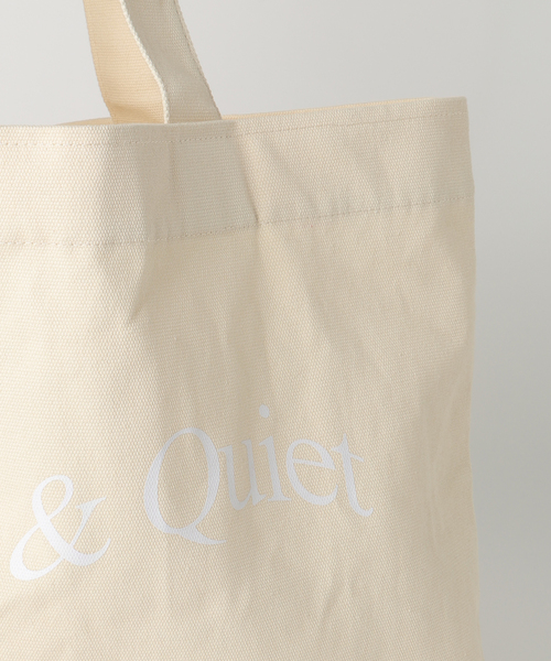 AP STUDIO(エーピーストゥディオ)の「【Museum of Peace & Quiet】Peace& Quiet TOTE(トートバッグ・レディース・アイボリー・FREE)」の2枚目の写真