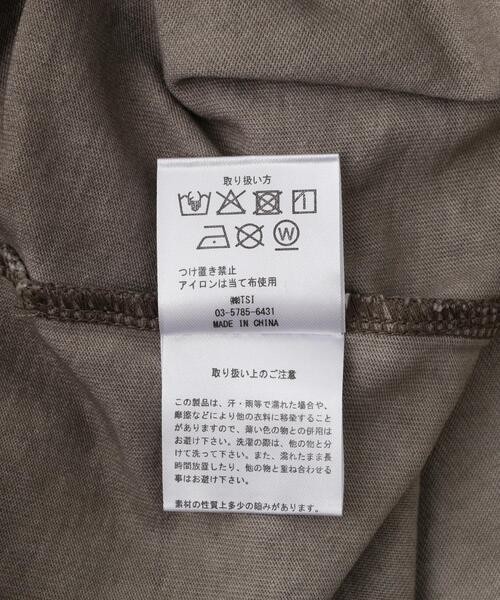 DANKE SCHON(ダンケシェーン)の「DankeSchon/ダンケシェーン/SPRAY BURN LOGO S/S T-SHIRTS(Tシャツ/カットソー・レディース・ベージュ・L/M)」の8枚目の写真