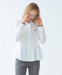 Ray BEAMS | 【別注】FRED PERRY / ペプラム シャツ〈26AW 洗える 寒暖差対策〉(シャツ/ブラウス)