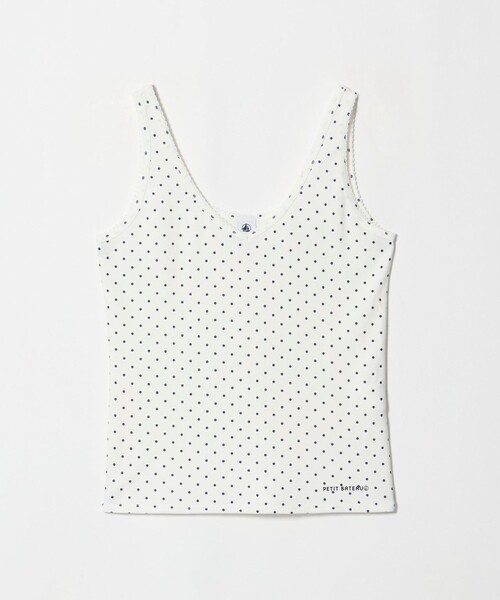 PETIT BATEAU（プチバトー）の「【別注】＜PETIT BATEAU for 6＞タンクトップ（タンクトップ・レディース・ブラック/ホワイト/ライトピンク・FREE）」の2枚目の写真