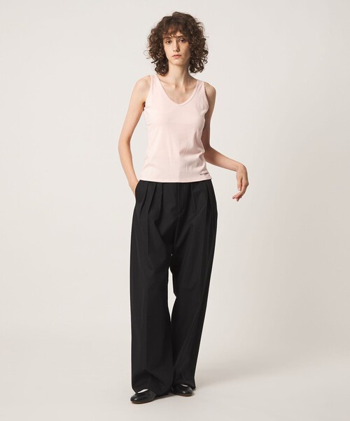 PETIT BATEAU（プチバトー）の「【別注】＜PETIT BATEAU for 6＞タンクトップ（タンクトップ・レディース・ブラック/ホワイト/ライトピンク・FREE）」の4枚目の写真