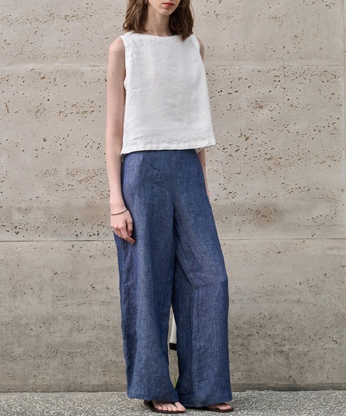 ONEP STAR(ワンピスター)の「2WAYノースリーブブラウス(シャツ/ブラウス・レディース・ブラック/ホワイト・LARGE/MEDIUM/X-LARGE)」の14枚目の写真