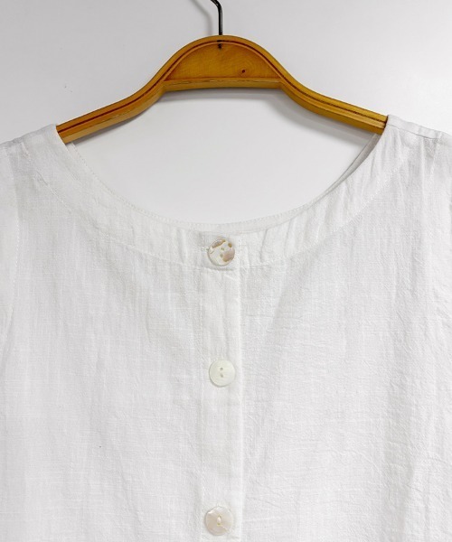 ONEP STAR(ワンピスター)の「2WAYノースリーブブラウス(シャツ/ブラウス・レディース・ブラック/ホワイト・LARGE/MEDIUM/X-LARGE)」の15枚目の写真