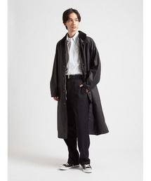 Barbour（バブアー）の「【BURGHLEY / バーレー】ワックス コットン ロングジャケット （ オーバーサイズ フィット ）（その他アウター）」