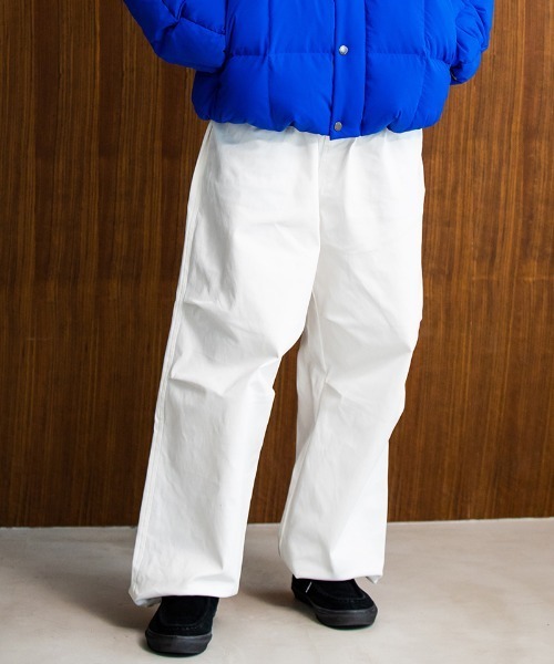430(フォーサーティ)の「mp15290-PARACHUTE PANTS パラシュートパンツ(26-158)(その他パンツ・メンズ・ブラック/ブラウン/オフホワイト・1/2/3/0)」の2枚目の写真