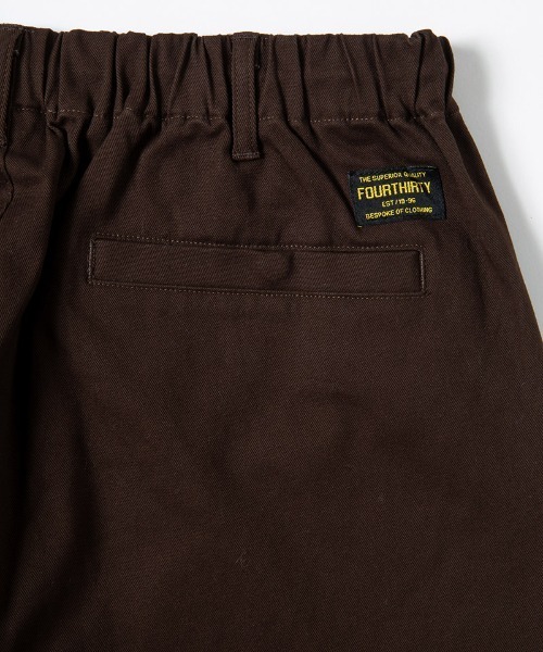 430(フォーサーティ)の「mp15290-PARACHUTE PANTS パラシュートパンツ(26-158)(その他パンツ・メンズ・ブラック/ブラウン/オフホワイト・1/2/3/0)」の5枚目の写真