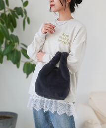 T・S・L（ティーエスエル）の「エコファーショッパーバッグ（トートバッグ）」