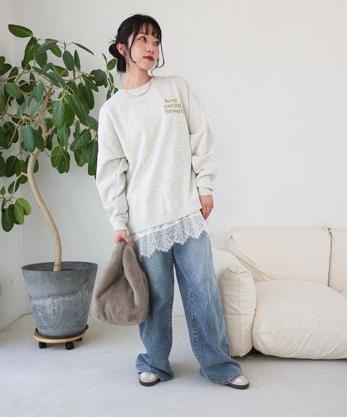 T・S・L(ティーエスエル)の「エコファーショッパーバッグ(トートバッグ・レディース・ピンク/サックスブルー/チャコール/グレイッシュベージュ/ホワイト・FREE)」の14枚目の写真