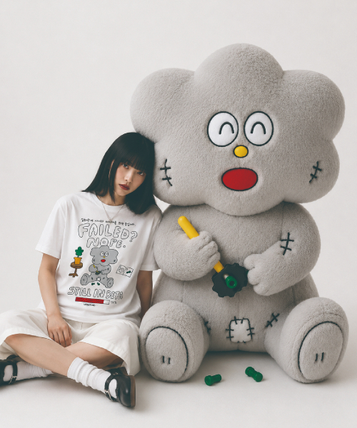 BALLOON FRIENDS(バルーンフレンズ)の「まだベータ版フィロソフィTシャツ(Tシャツ/カットソー・レディース・その他・SMALL/MEDIUM/LARGE)」の2枚目の写真