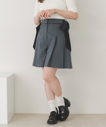 2026秋冬新作 ベロアリボンショートパンツ