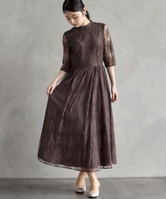 Meandering waist tuck flare dress（ドレス）｜LE'RURE（リルアー）の