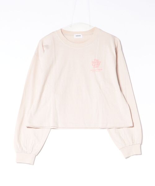 GENERATOR(ジェネレーター)の「ジェネレーター The Happy L/S Tシャツ(Tシャツ/カットソー・レディース・ベージュ系その他/チャコールグレー/ホワイト・F)」の3枚目の写真
