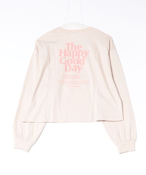 GENERATOR(ジェネレーター)の「ジェネレーター The Happy L/S Tシャツ(Tシャツ/カットソー・レディース・ベージュ系その他/チャコールグレー/ホワイト・F)」の4枚目の写真