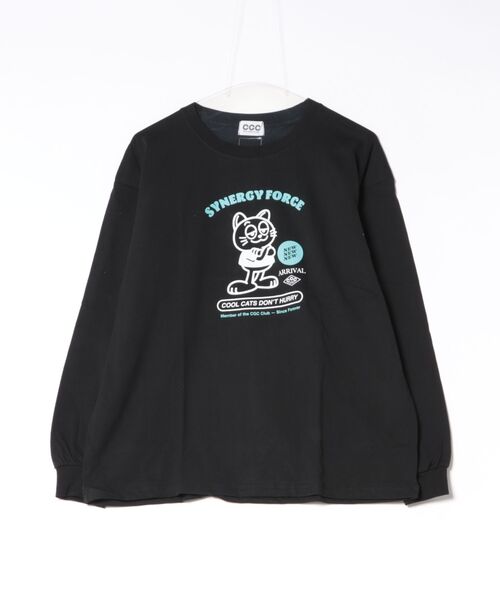 CGC（シージーシー）の「CGC/シージーシー COOL CATS L/S Tシャツ（Tシャツ/カットソー・レディース・ホワイト/ブラック/ベージュ系その他・F）」の2枚目の写真