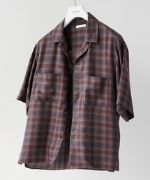 【STUDIOUS】CupraAmunzen short sleeve shirts / 放熱素材 / 放湿素材 / 接触冷感 / キュプラショートスリーブシャツ