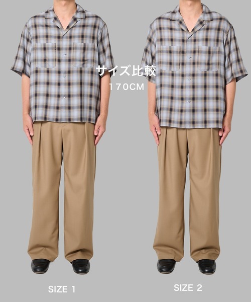 STUDIOUS(ステュディオス)の「【STUDIOUS】CupraAmunzen short sleeve shirts / 放熱素材 / 放湿素材 / 接触冷感 / キュプラショートスリーブシャツ(シャツ/ブラウス・メンズ・ネイビー/タン/ブラウン・1/2)」の9枚目の写真