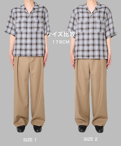 STUDIOUS(ステュディオス)の「【STUDIOUS】CupraAmunzen short sleeve shirts / 放熱素材 / 放湿素材 / 接触冷感 / キュプラショートスリーブシャツ(シャツ/ブラウス・メンズ・ネイビー/タン/ブラウン・1/2)」の10枚目の写真