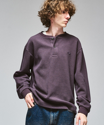 LACOSTE × 417 ヘンリーネック ワッフルTシャツ