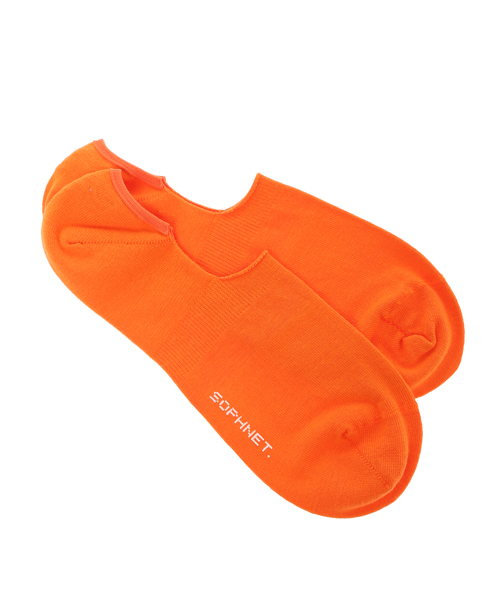SOPHNET.（ソフネット）の「COLOR SLIP ON SOCKS（ソックス/靴下・メンズ・オレンジ/レッド/サックスブルー/ピンク/グリーン・LARGE/MEDIUM）」の5枚目の写真