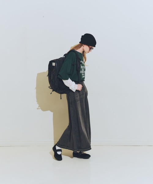 niko and...(ニコアンド)の「12ポケット ライトデイパック / 撥水加工/大容量 / 20L(バックパック/リュック・レディース・アイボリー/ブラック・0)」の13枚目の写真
