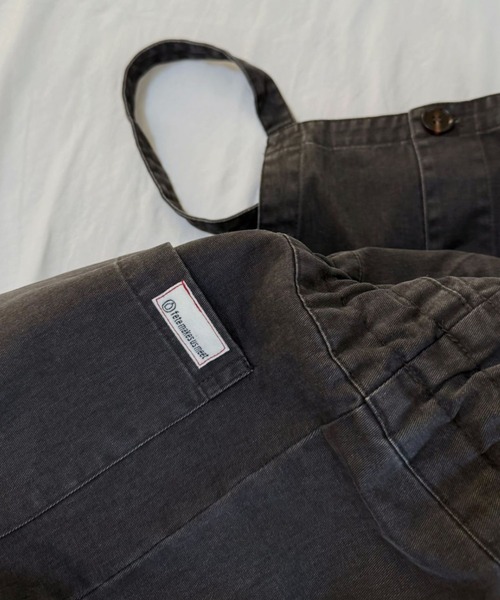 CHUN CHUN NOTES(チュンチュンノーツ)の「26AW/ウエストドロスト デニムサロペット(サロペット/オーバーオール・レディース・グレー/ネイビー・M)」の20枚目の写真