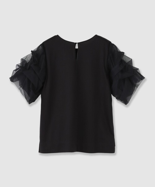 ANAYI(アナイ)の「スムースシアータックスリーブプルオーバー(Tシャツ/カットソー・レディース・ブラック/ホワイト・38)」の16枚目の写真