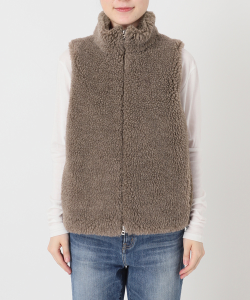 Spick & Span(スピックアンドスパン)の「TICCA / ティッカ WOOLファーベスト(その他アウター・レディース・ブラウン系その他・FREE)」の15枚目の写真