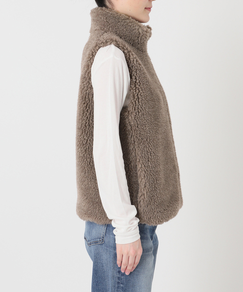 Spick & Span(スピックアンドスパン)の「TICCA / ティッカ WOOLファーベスト(その他アウター・レディース・ブラウン系その他・FREE)」の18枚目の写真