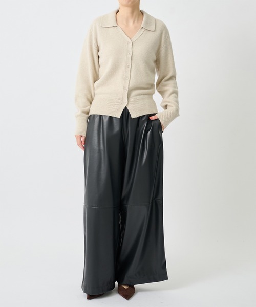 CITY TOKYO(シティトウキョウ)の「【CITY TOKYO/シティートウキョウ】Raccoon Knit Cardigan/ラクーンニットカーディガン(ニット/セーター・レディース・アイボリー/ダークグレー・FREE)」の10枚目の写真