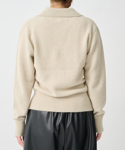 CITY TOKYO(シティトウキョウ)の「【CITY TOKYO/シティートウキョウ】Raccoon Knit Cardigan/ラクーンニットカーディガン(ニット/セーター・レディース・アイボリー/ダークグレー・FREE)」の13枚目の写真