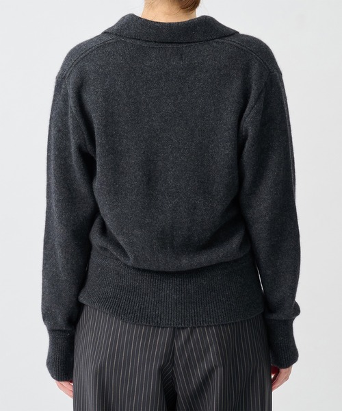CITY TOKYO(シティトウキョウ)の「【CITY TOKYO/シティートウキョウ】Raccoon Knit Cardigan/ラクーンニットカーディガン(ニット/セーター・レディース・アイボリー/ダークグレー・FREE)」の7枚目の写真