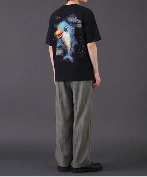revertical(リバーティカル)の「ドルフィン アートグラフィック半袖Tシャツ(Tシャツ/カットソー・メンズ・ホワイト/ブラック/サックスブルー・MEDIUM/LARGE)」の10枚目の写真