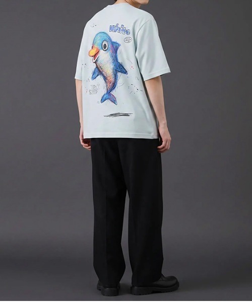 revertical(リバーティカル)の「ドルフィン アートグラフィック半袖Tシャツ(Tシャツ/カットソー・メンズ・ホワイト/ブラック/サックスブルー・MEDIUM/LARGE)」の17枚目の写真