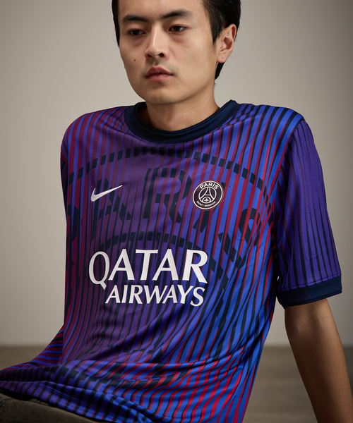 NIKE(ナイキ)の「【NIKE / ナイキ】PSG M NK DF SS TOP PM K AW(Tシャツ/カットソー・メンズ・パープル・SMALL/MEDIUM/LARGE/X-LARGE)」の5枚目の写真