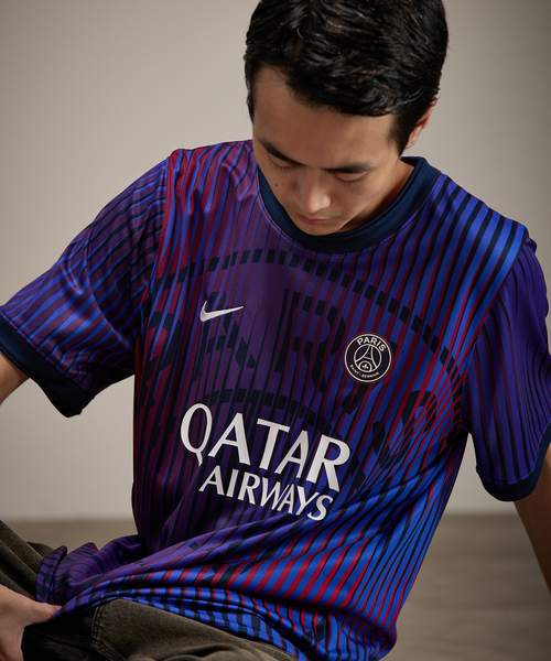 NIKE(ナイキ)の「【NIKE / ナイキ】PSG M NK DF SS TOP PM K AW(Tシャツ/カットソー・メンズ・パープル・SMALL/MEDIUM/LARGE/X-LARGE)」の6枚目の写真
