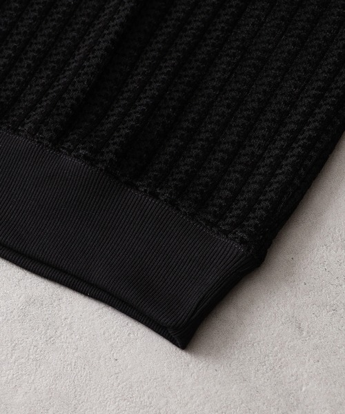 KANGOL(カンゴール)の「【KANGOL/カンゴール】別注 ロゴ刺繍 モールジャガード ニットソー ヘンリーネックカットソー(ニット/セーター・メンズ・ホワイト/ブラック/チャコールグレー・XL/L/M)」の20枚目の写真