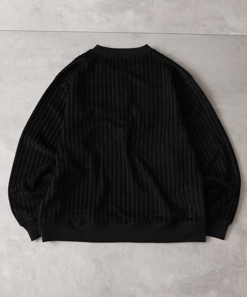 KANGOL(カンゴール)の「【KANGOL/カンゴール】別注 ロゴ刺繍 モールジャガード ニットソー ヘンリーネックカットソー(ニット/セーター・メンズ・ホワイト/ブラック/チャコールグレー・XL/L/M)」の13枚目の写真