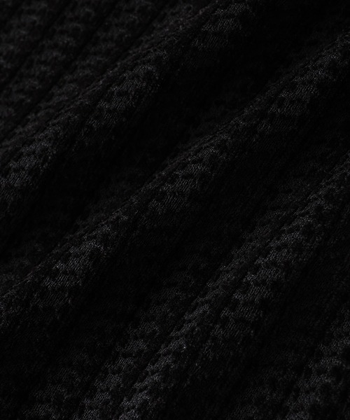 KANGOL(カンゴール)の「【KANGOL/カンゴール】別注 ロゴ刺繍 モールジャガード ニットソー ヘンリーネックカットソー(ニット/セーター・メンズ・ホワイト/ブラック/チャコールグレー・XL/L/M)」の22枚目の写真