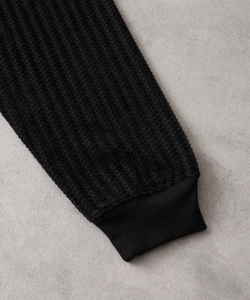 KANGOL(カンゴール)の「【KANGOL/カンゴール】別注 ロゴ刺繍 モールジャガード ニットソー ヘンリーネックカットソー(ニット/セーター・メンズ・ホワイト/ブラック/チャコールグレー・XL/L/M)」の21枚目の写真