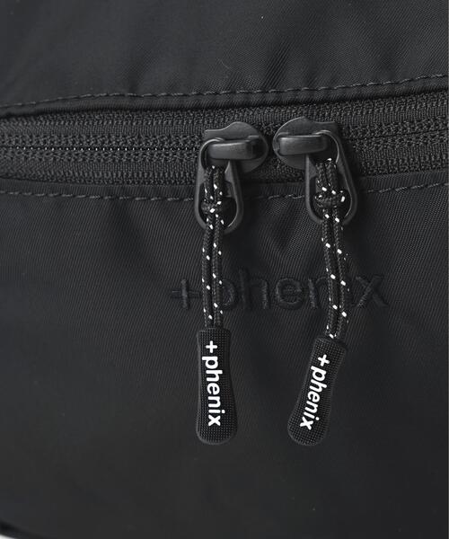 +phenix(プラスフェニックス)の「+phenix/プラスフェニックス/EXPAND BODY BAG 5+(ボディバッグ/ウエストポーチ・メンズ・ブラック/グレー・F)」の11枚目の写真