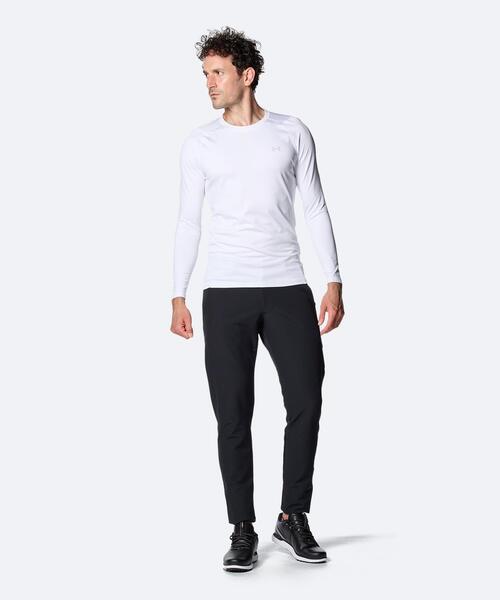 UNDER ARMOUR(アンダーアーマー)の「UAコールドギア フィッティド ロングスリーブ クルーネック シャツ(ゴルフ/メンズ)(Tシャツ/カットソー・メンズ・ホワイト・L)」の6枚目の写真