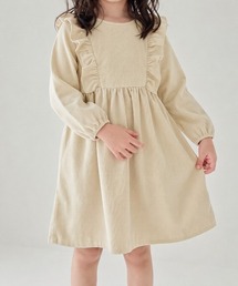 aimoha（アイモハ）の「【aimoha KIDS】フリルデザインコーデュロイ長袖ワンピース（ワンピース）」