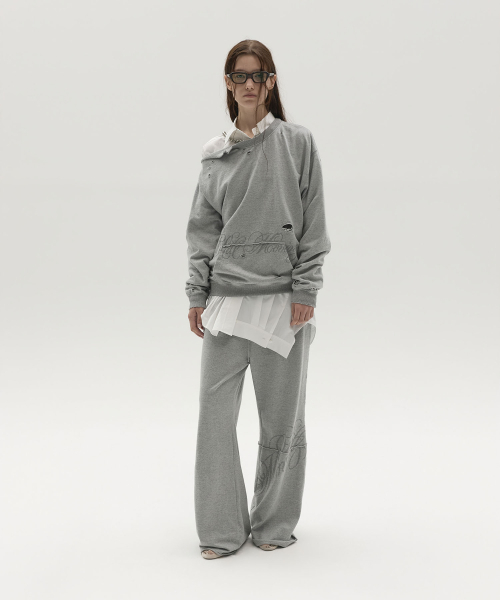 LCDC TM(エルシーディーシーティーエム)の「グラフィックフレアスウェットパンツ(メランジグレー)(その他パンツ・レディース・その他・SMALL/MEDIUM)」の10枚目の写真