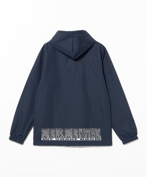 BEAMS T（ビームスティー）の「ROOMSHARE / Hooded Jacket（ナイロンジャケット・メンズ・ネイビー・S/M/L/XL）」の7枚目の写真