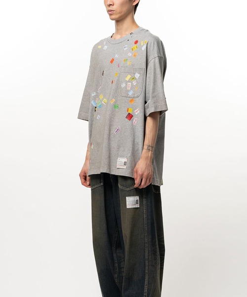 Maison MIHARA YASUHIRO(メゾンミハラヤスヒロ)の「【MIHARAYASUHIRO/ミハラヤスヒロ】PRICE STICKER TEE(Tシャツ/カットソー・メンズ・ブラック/グレー・48/46/44)」の9枚目の写真