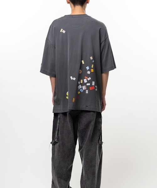 Maison MIHARA YASUHIRO(メゾンミハラヤスヒロ)の「【MIHARAYASUHIRO/ミハラヤスヒロ】PRICE STICKER TEE(Tシャツ/カットソー・メンズ・ブラック/グレー・48/46/44)」の5枚目の写真