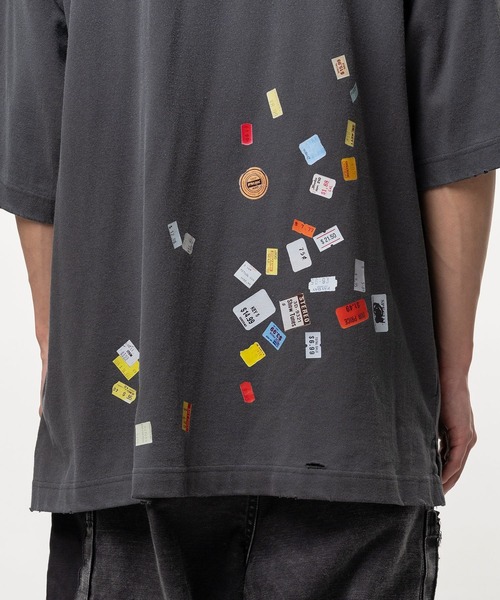 Maison MIHARA YASUHIRO(メゾンミハラヤスヒロ)の「【MIHARAYASUHIRO/ミハラヤスヒロ】PRICE STICKER TEE(Tシャツ/カットソー・メンズ・ブラック/グレー・48/46/44)」の8枚目の写真
