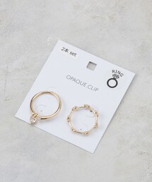 ハートデザインリングSET